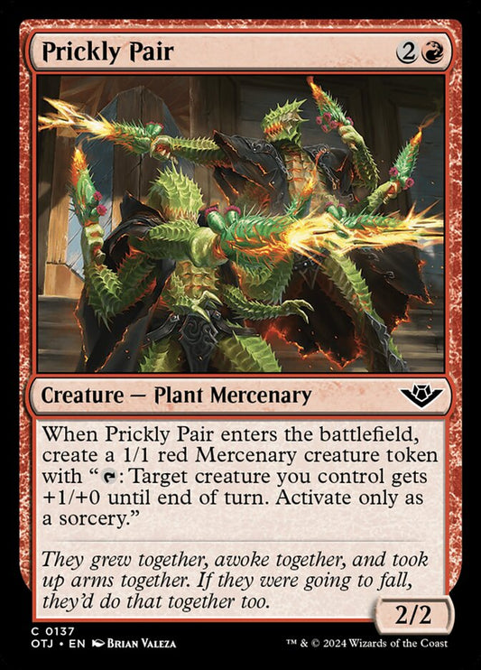 Prickly Pair (137) – Magic: The Gathering, Outlaws of Thunder Junction