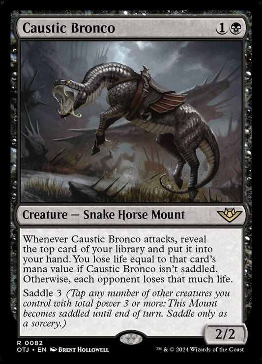 Caustic Bronco (82) – Magic: The Gathering, Outlaws of Thunder Junction