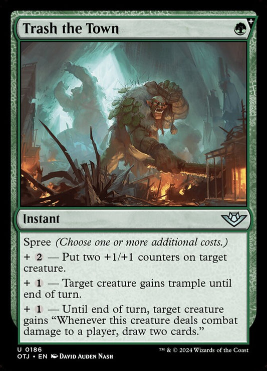 Trash the Town (186) – Magic: The Gathering, Outlaws of Thunder Junction