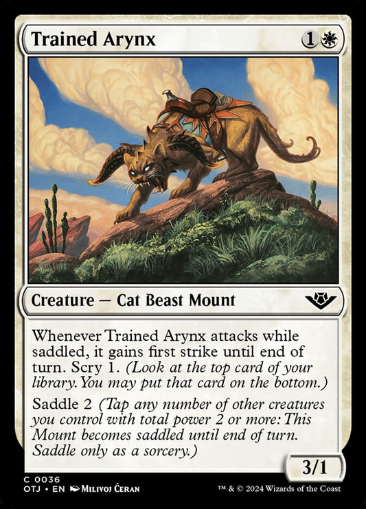 Trained Arynx (36) – Magic: The Gathering, Outlaws of Thunder Junction