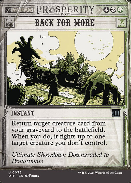 Back for More (36) – Magic: The Gathering, Breaking News