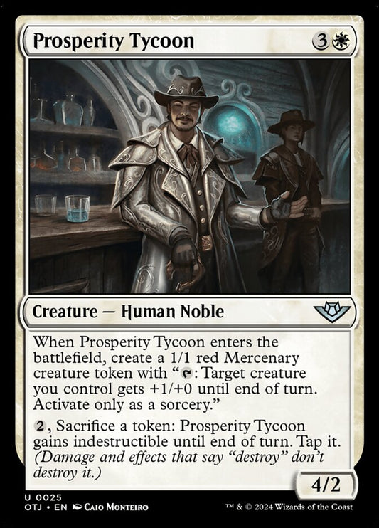 Prosperity Tycoon (25) – Magic: The Gathering, Outlaws of Thunder Junction