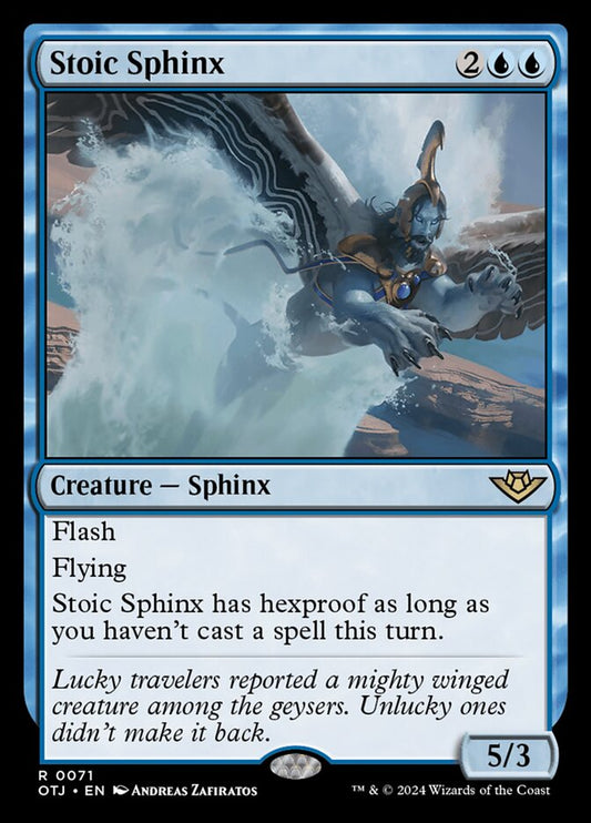 Stoic Sphinx (71) – Magic: The Gathering, Outlaws of Thunder Junction