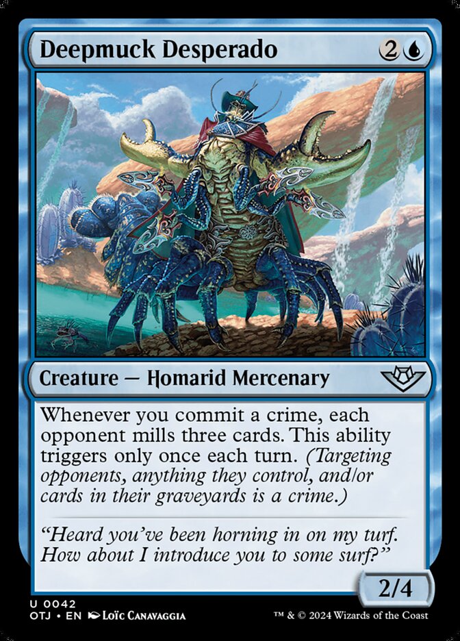 Deepmuck Desperado (42) – Magic: The Gathering, Outlaws of Thunder Junction [Foil]