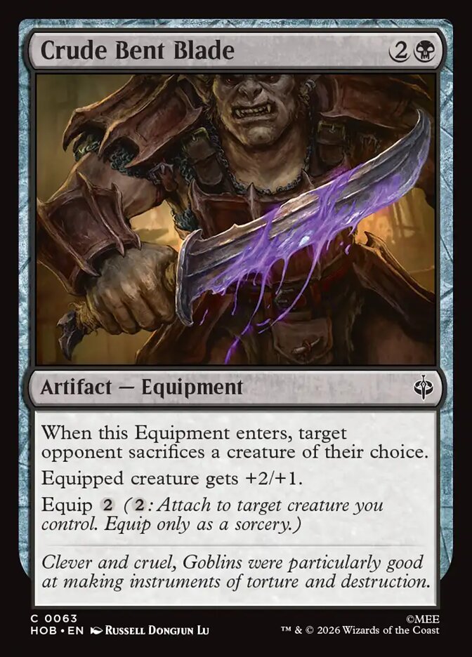 Crude Bent Blade (HOB-63) – MTG