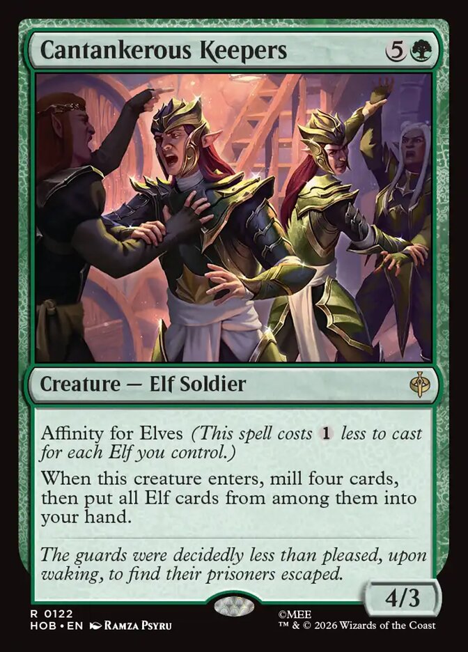 Cantankerous Keepers (HOB-122) – MTG [Foil]