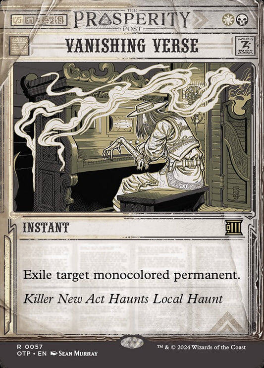 Vanishing Verse (57) – Magic: The Gathering, Breaking News