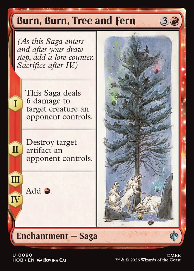 Burn, Burn, Tree and Fern (HOB-90) – MTG