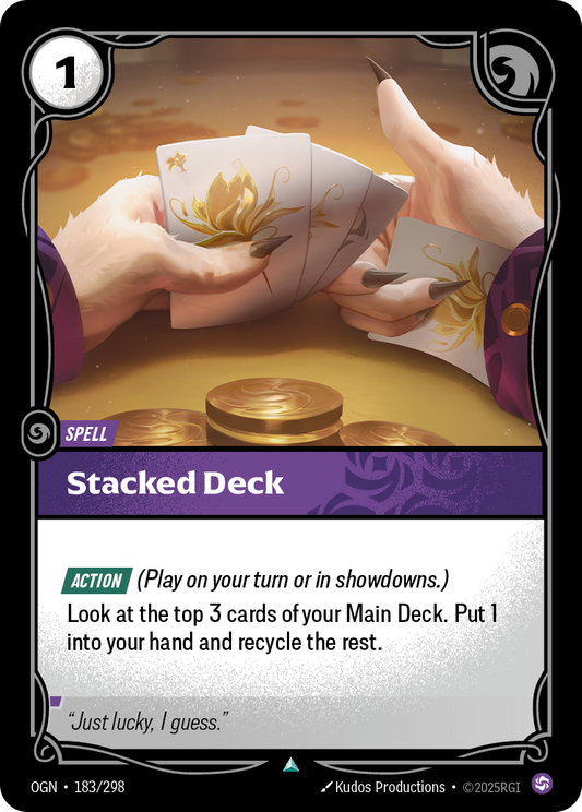 Stacked Deck (OGN-183) – Riftbound