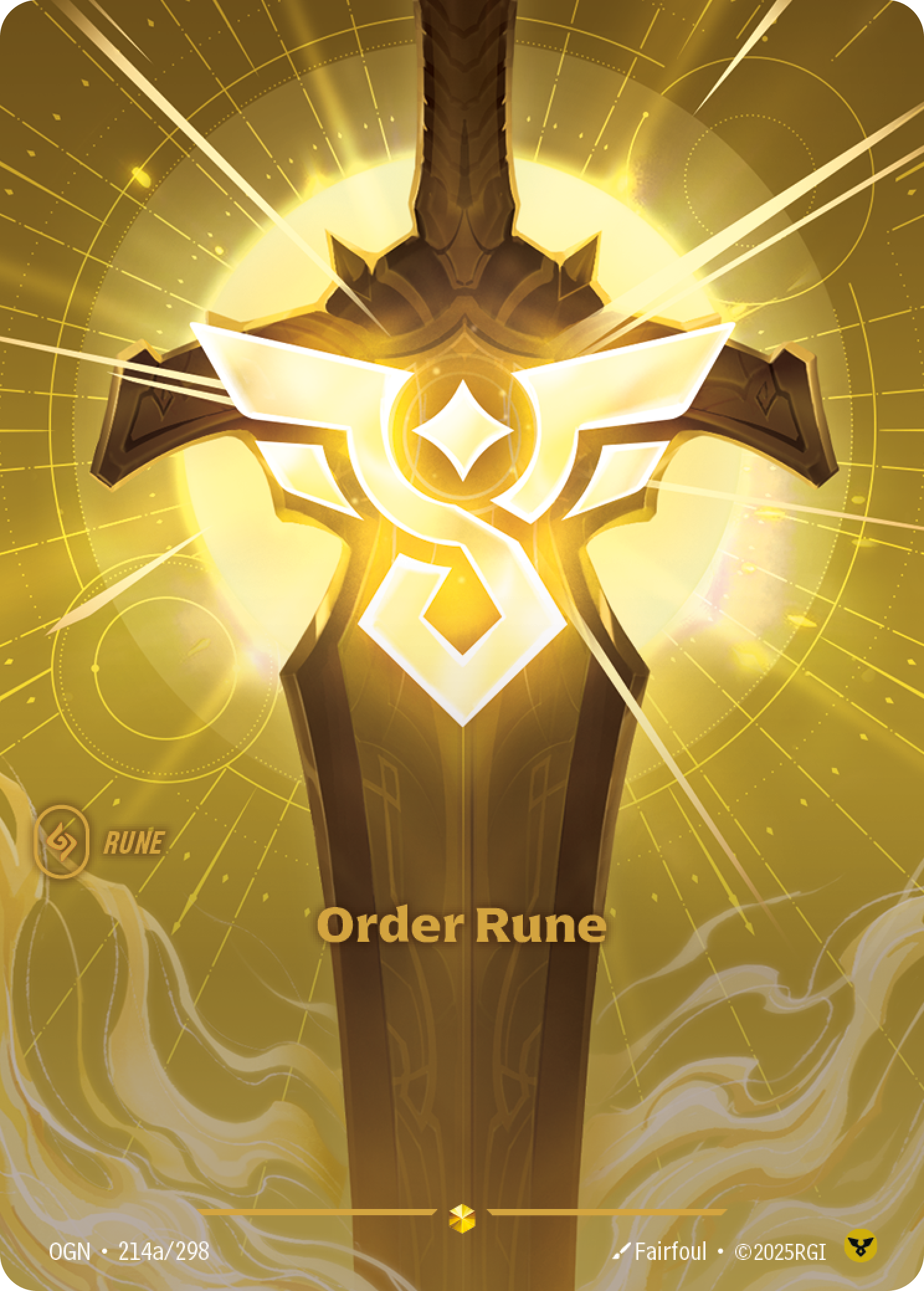 Order Rune (OGN-214) – Riftbound [Foil]