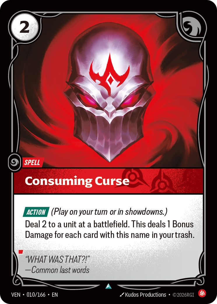 Consuming Curse (VEN-10) – Riftbound