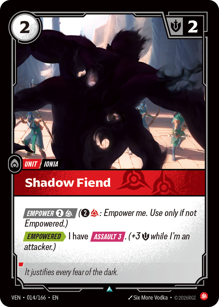 Shadow Fiend (VEN-14) – Riftbound