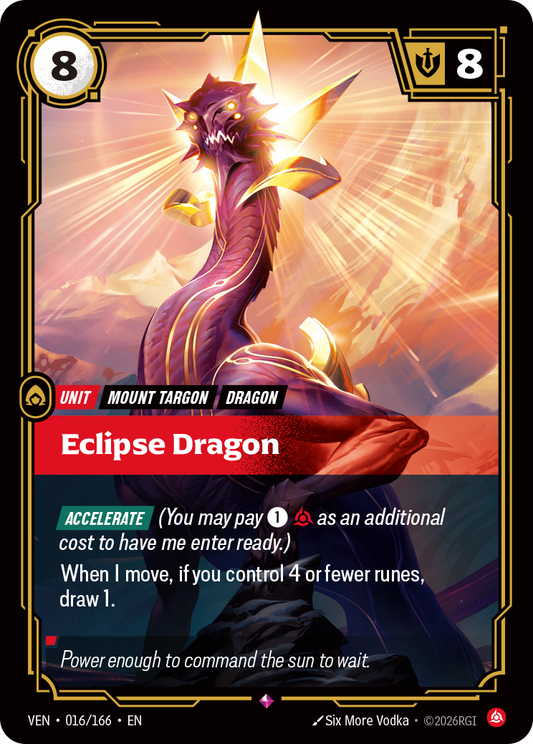 Eclipse Dragon (VEN-16) – Riftbound [Foil]