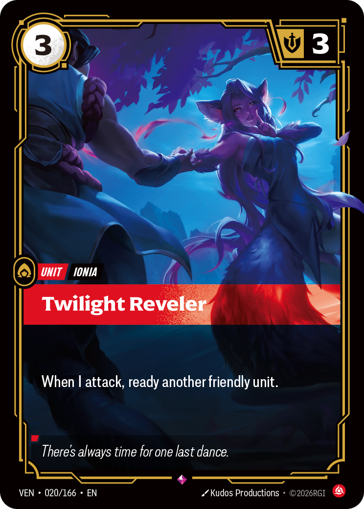 Twilight Reveler (VEN-20) – Riftbound [Foil]