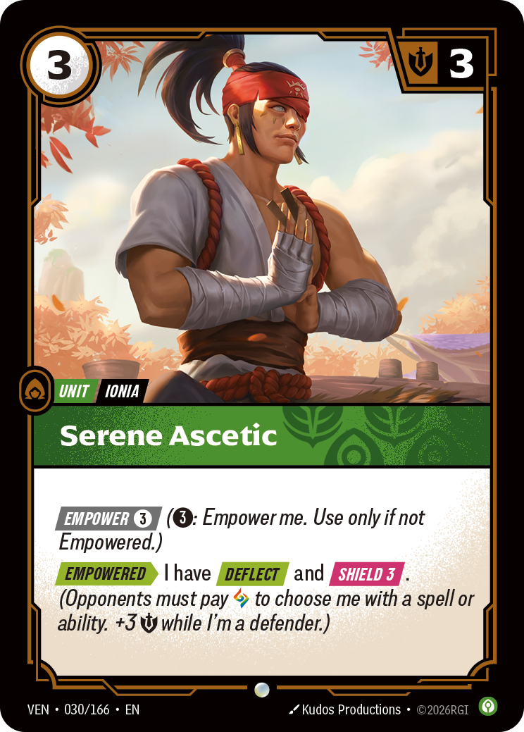 Serene Ascetic (VEN-30) – Riftbound
