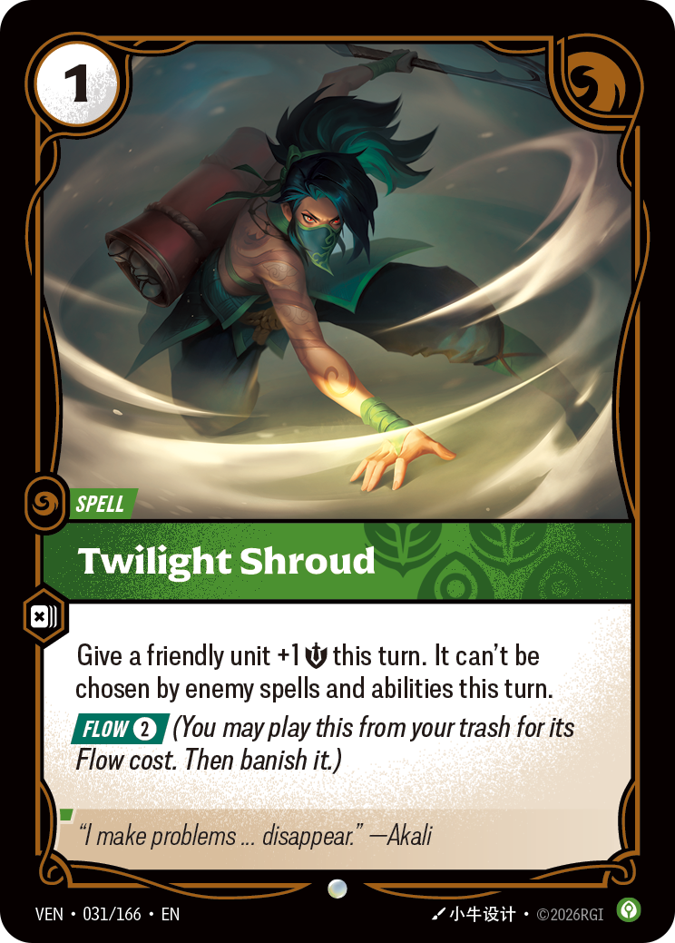 Twilight Shroud (VEN-31) – Riftbound