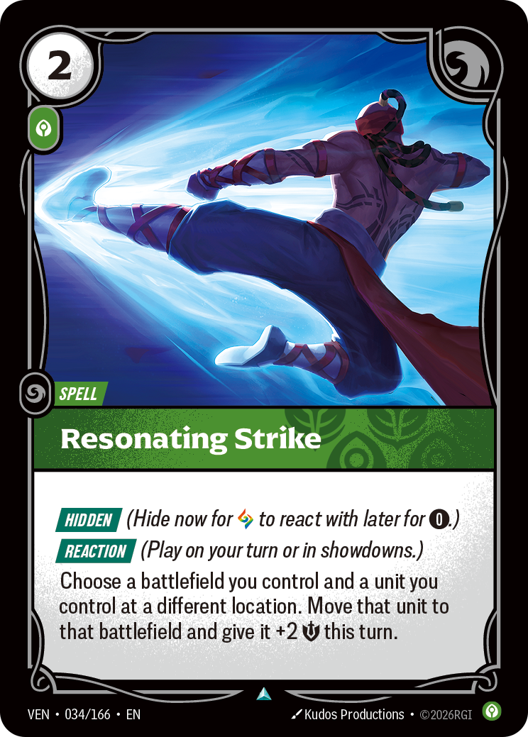 Resonating Strike (VEN-34) – Riftbound