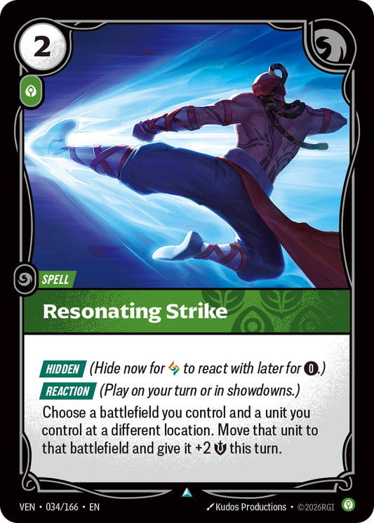Resonating Strike (VEN-34) – Riftbound