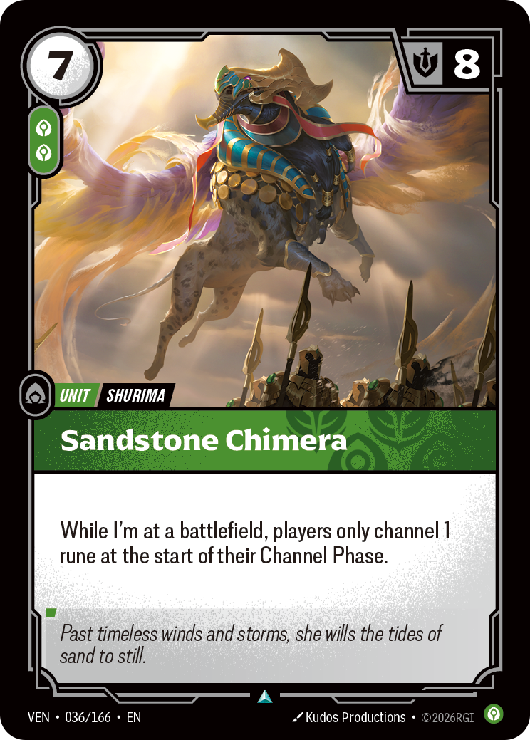 Sandstone Chimera (VEN-36) – Riftbound