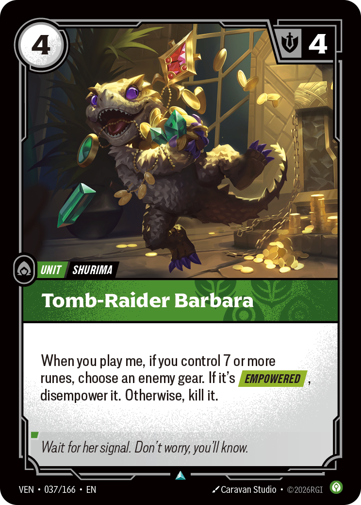Tomb-Raider Barbara (VEN-37) – Riftbound