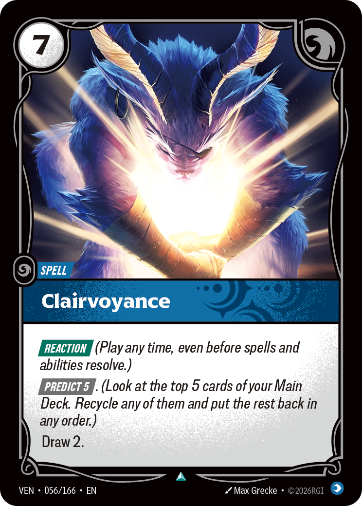 Clairvoyance (VEN-56) – Riftbound