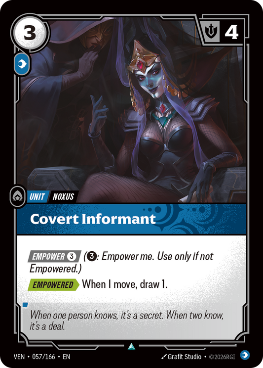 Covert Informant (VEN-57) – Riftbound [Foil]