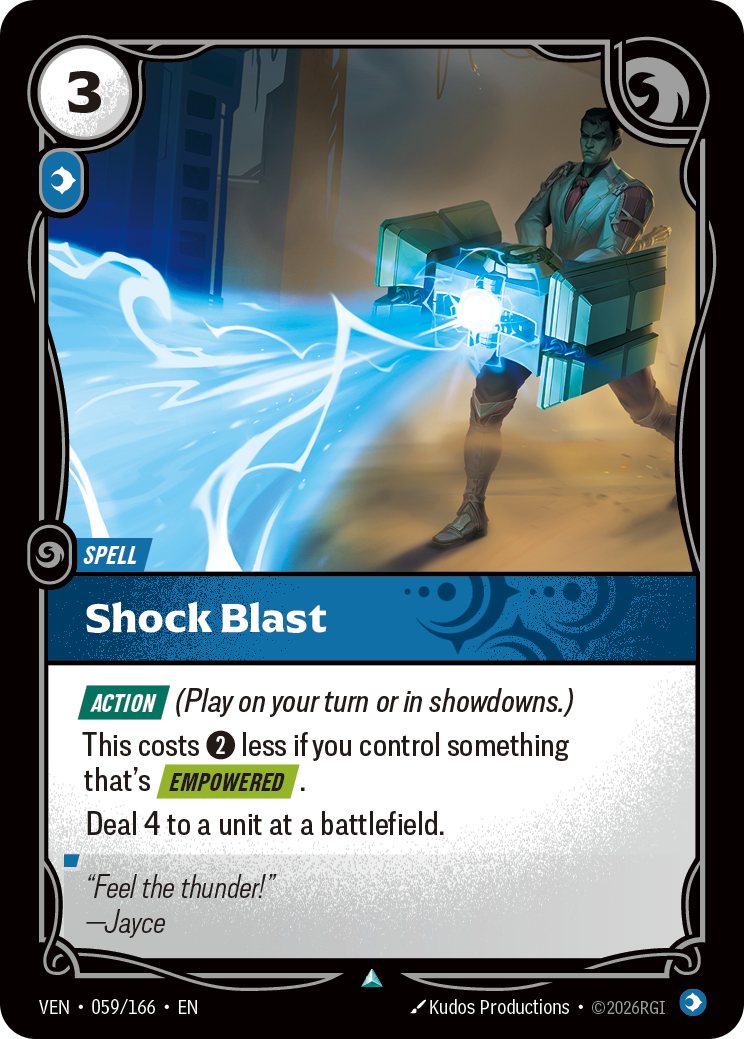 Shock Blast (VEN-59) – Riftbound