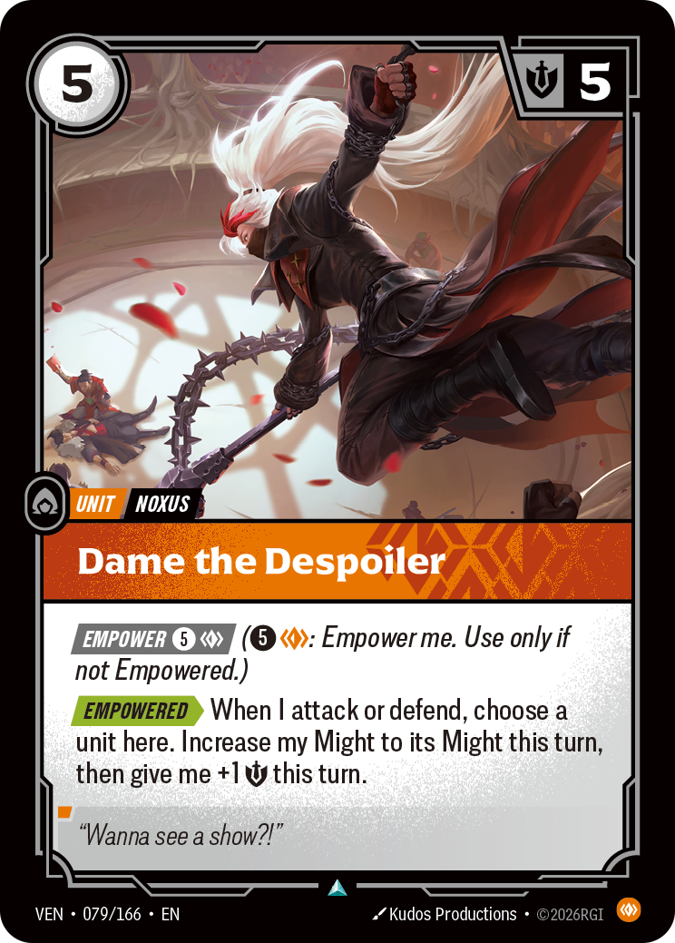 Dame the Despoiler (VEN-79) – Riftbound