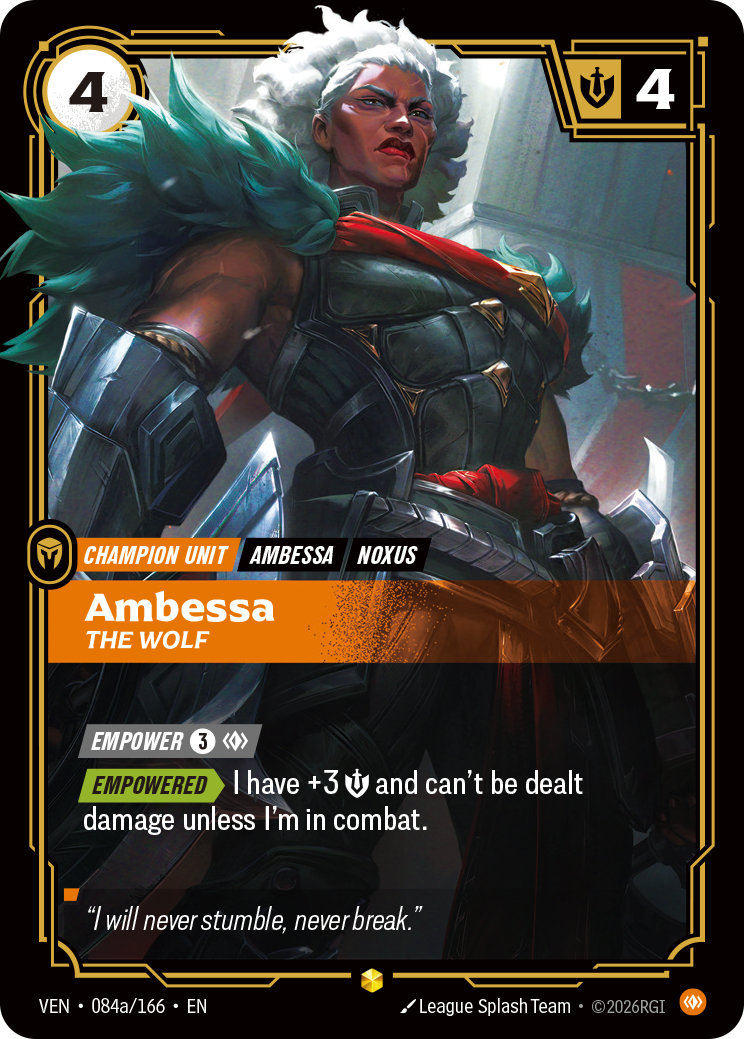 Ambessa, The Wolf (VEN-84) – Riftbound [Foil]