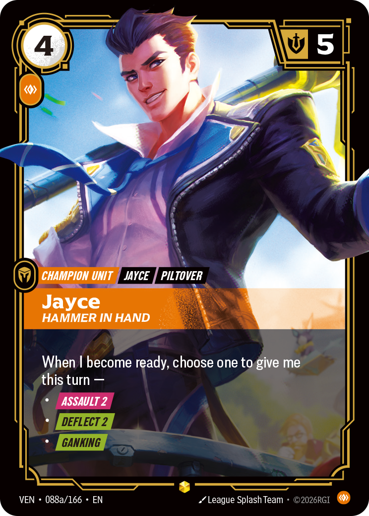 Jayce, Hammer in Hand (VEN-88) – Riftbound [Foil]