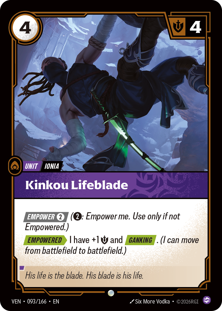 Kinkou Lifeblade (VEN-93) – Riftbound