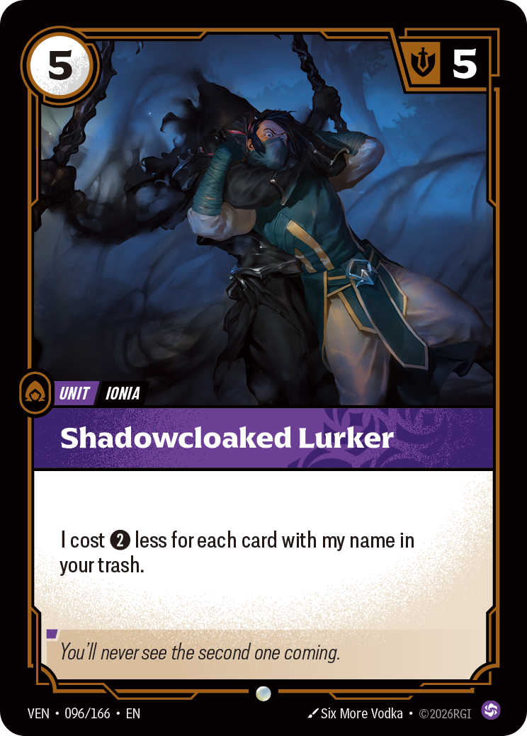Shadowblade Lurker (VEN-96) – Riftbound [Foil]