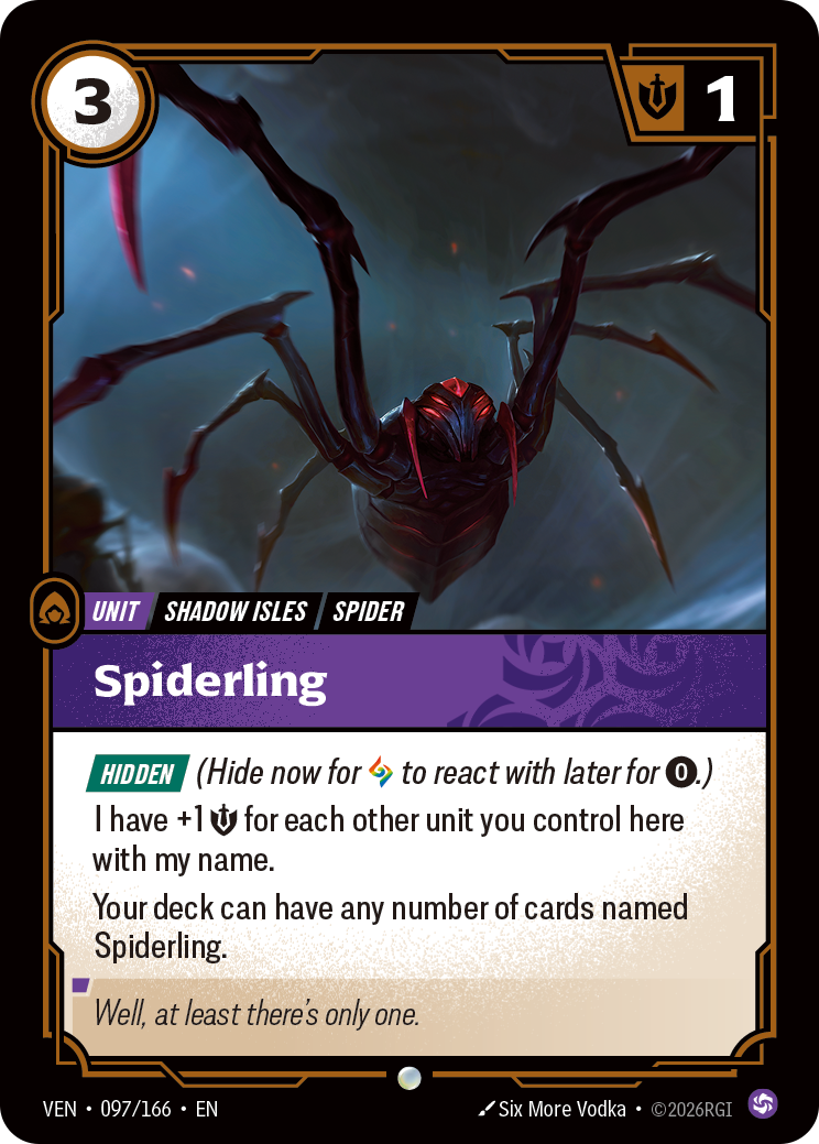Spiderling (VEN-97) – Riftbound