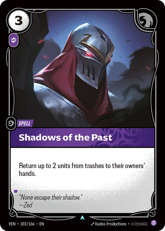Shadows of the Past (VEN-103) – Riftbound [Foil]
