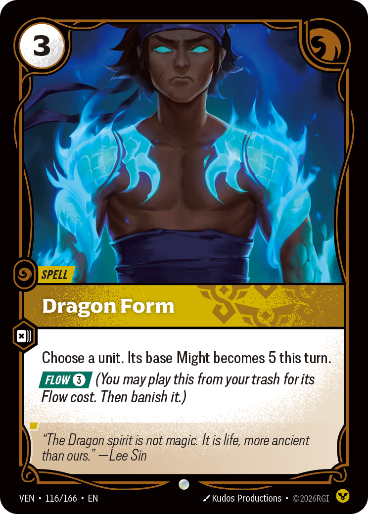 Dragon Form (VEN-116) – Riftbound