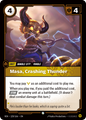 Masa, Crashing Thunder (VEN-120) – Riftbound [Foil]