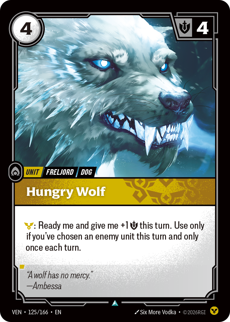 Hungry Wolf (VEN-125) – Riftbound
