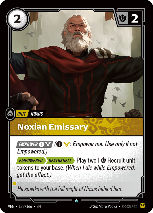 Noxian Emissary (VEN-128) – Riftbound