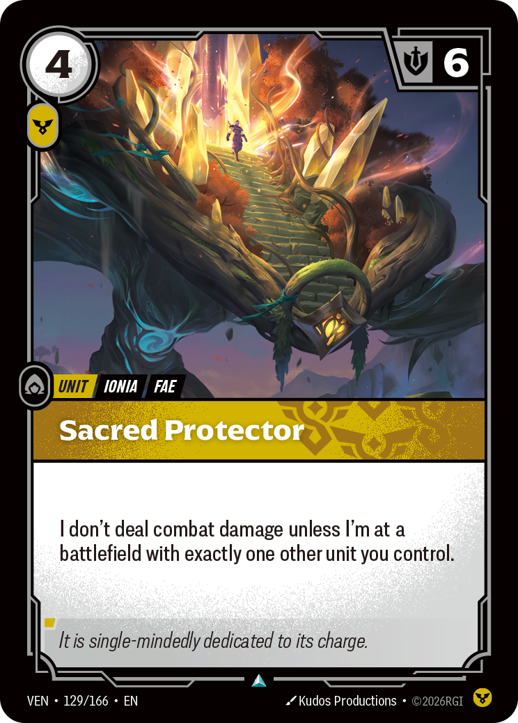 Sacred Protector (VEN-129) – Riftbound