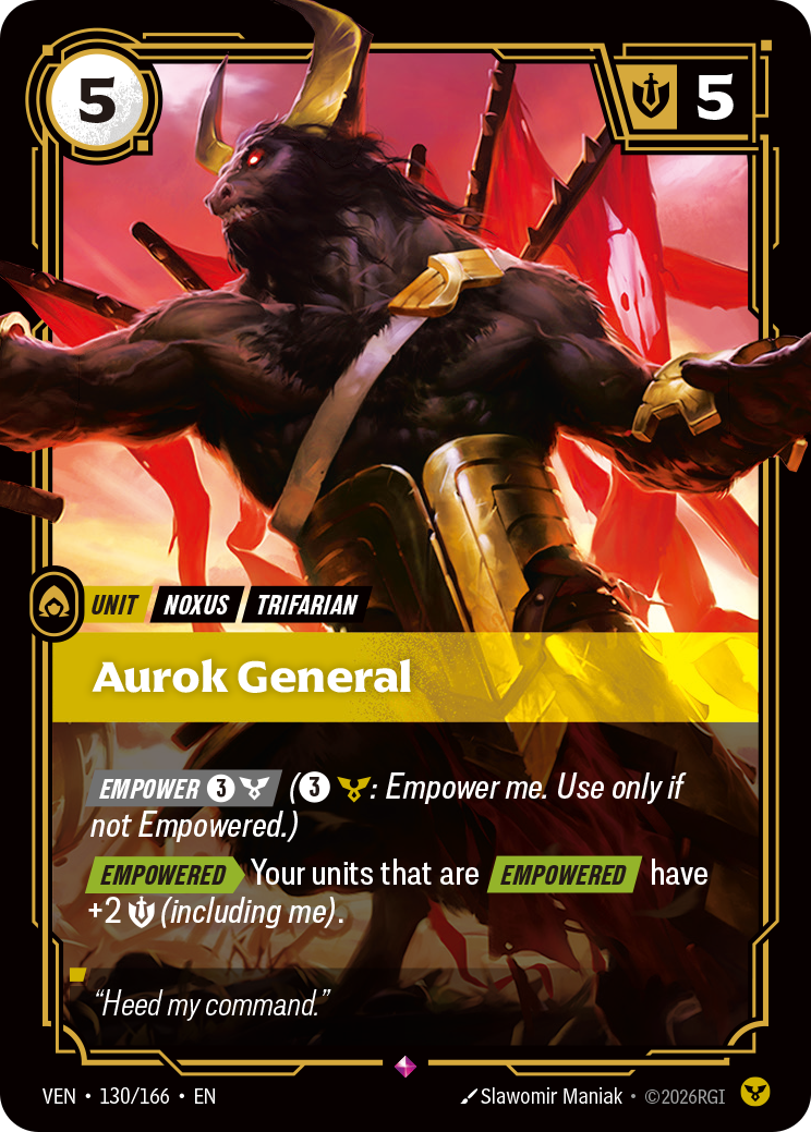 Aurok General (VEN-130) – Riftbound [Foil]