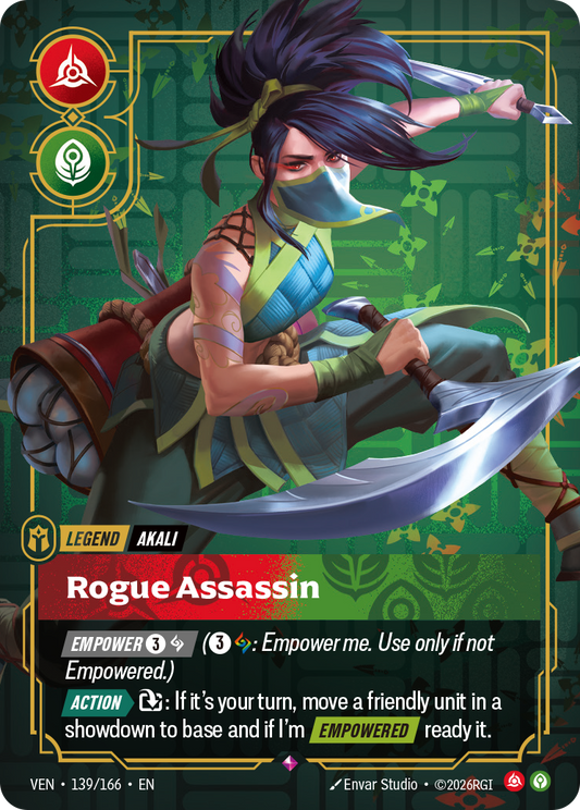 Rogue Assassin (VEN-139) – Riftbound [Foil]
