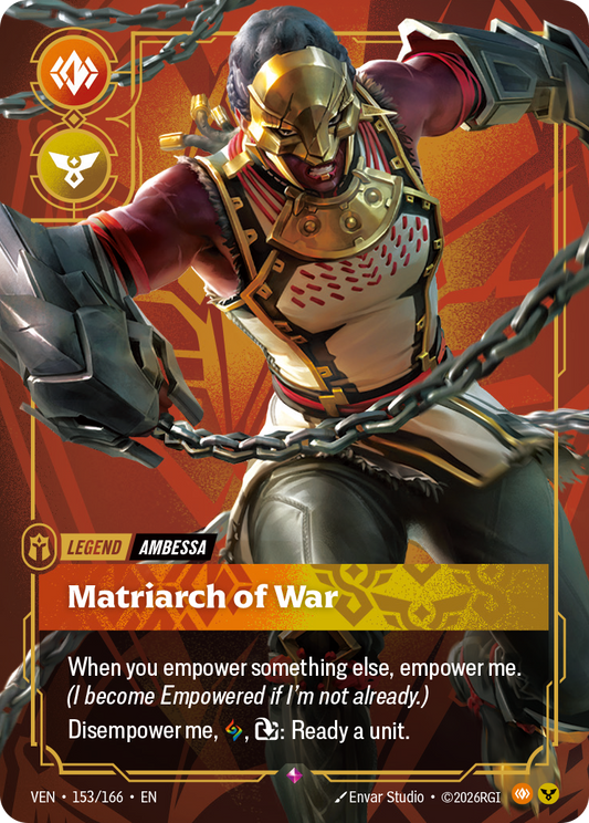 Matriarch of War (VEN-153) – Riftbound [Foil]