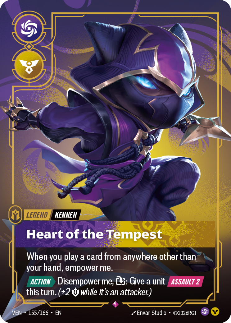 Heart of the Tempest (VEN-155) – Riftbound [Foil]